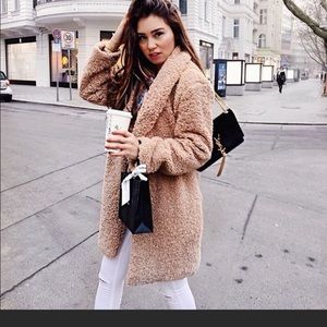 NEVER WORN! Long sleeve Sherpa cardigan